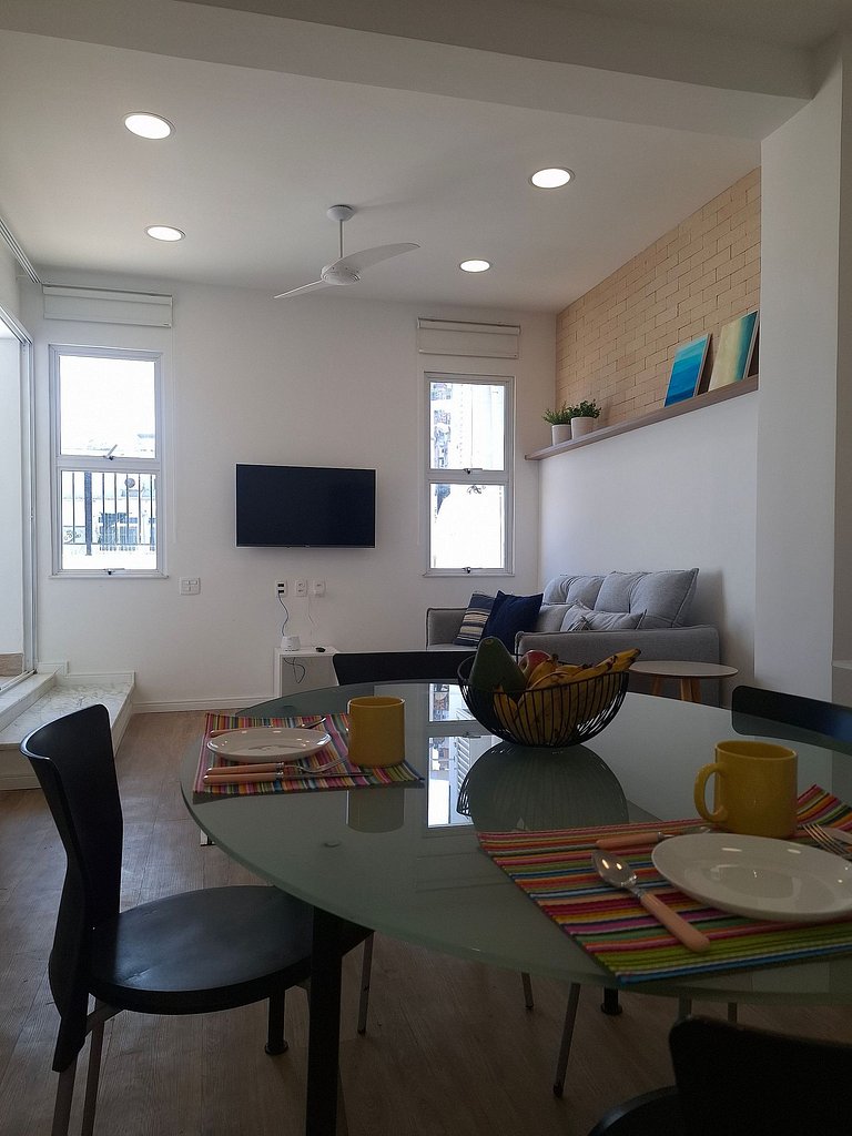Novo apartamento com terraço em Copacabana Ipanema