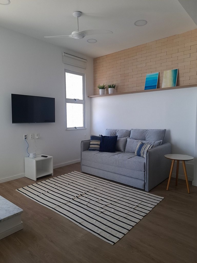 Novo apartamento com terraço em Copacabana Ipanema